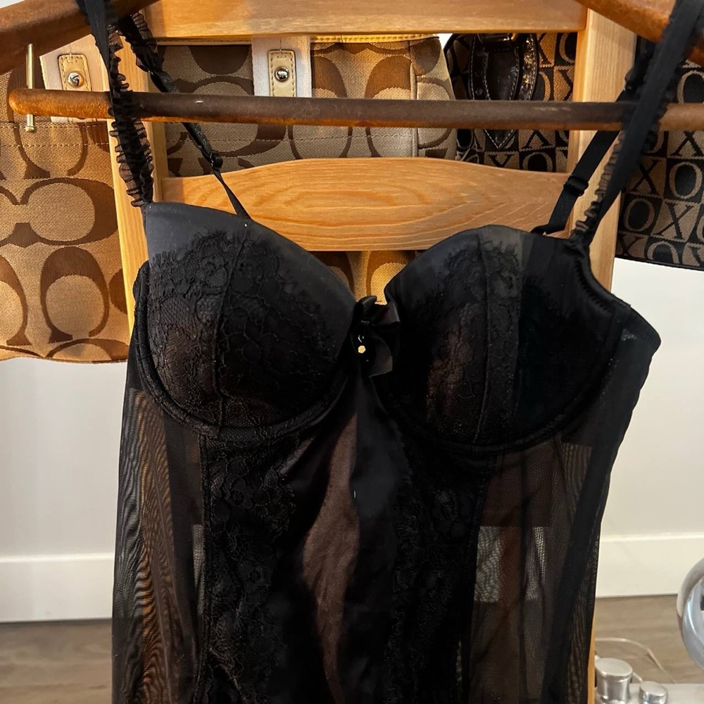 La SENZA Black Lace corset - Picture 2 of 9